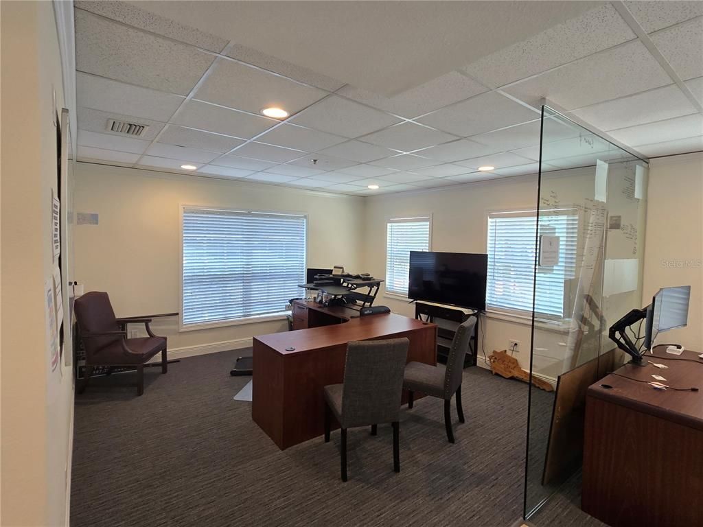 Home Office, Interior, Recessed Lighting