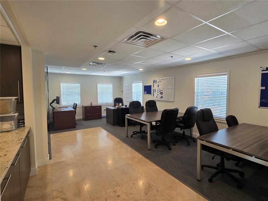 Home Office, Interior, Recessed Lighting