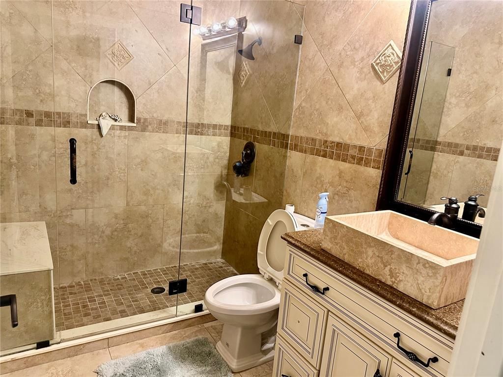 Bathroom, Glass Shower, Interior