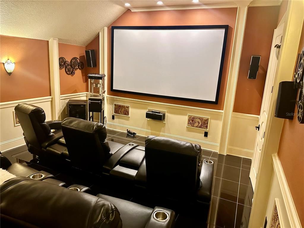 Home Theatre Room, Interior, Projection Screen, Theatre Room