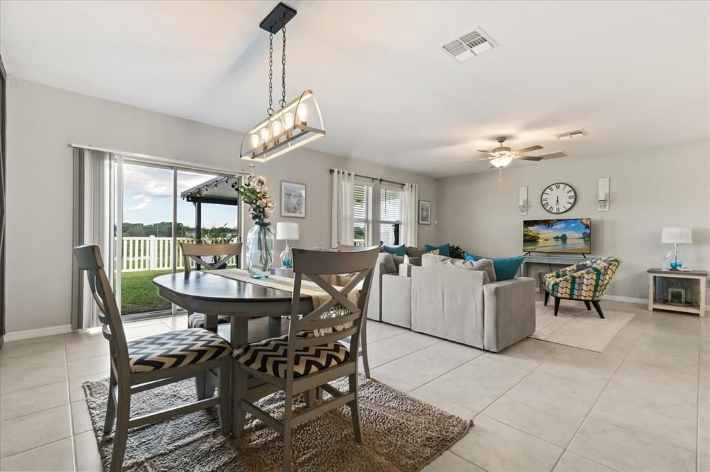 Dining room, Interior, Living room, Pendant Lights