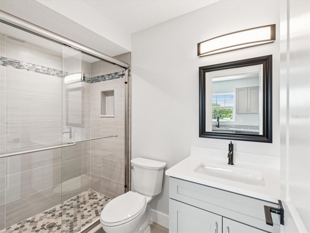 Bathroom, Glass Shower, Interior