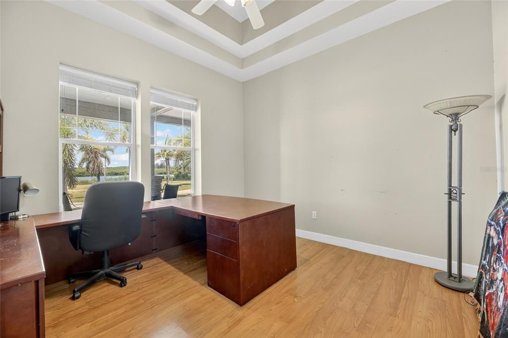 Home Office, Interior, Wood Texture Flooring