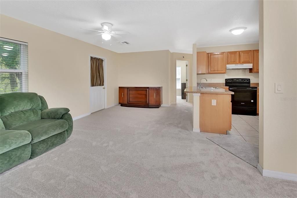 Interior, Kitchen, Living room