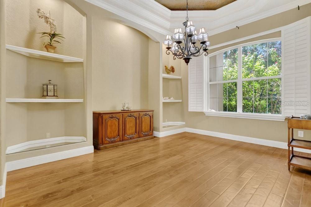 Chandelier, Interior, Wood Texture Flooring