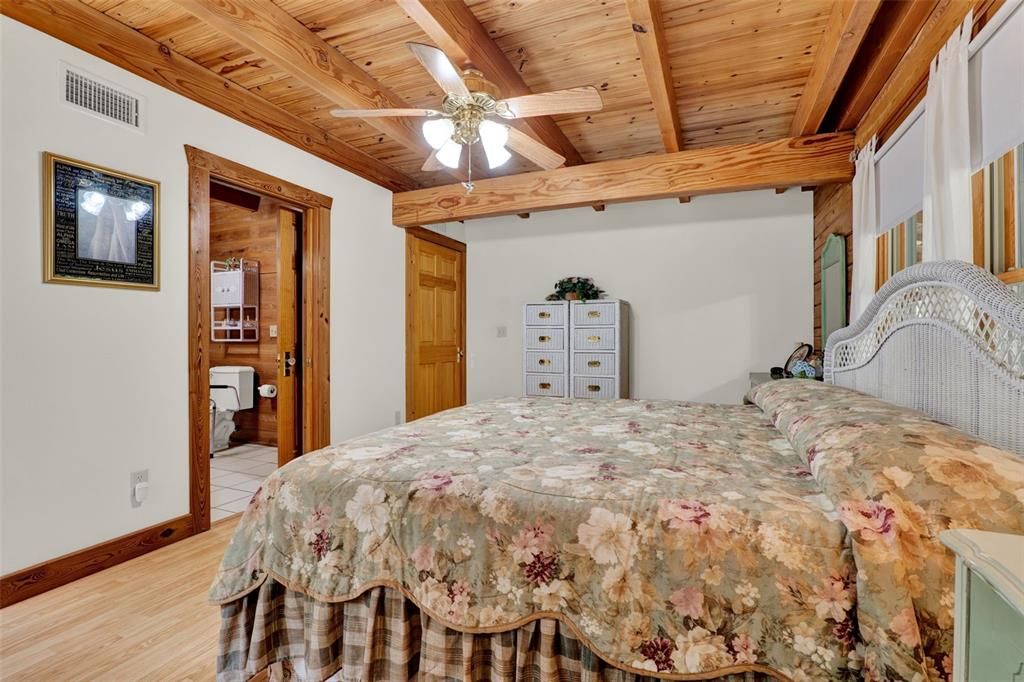 Bedroom, Interior, Wooden Beams, Wooden Ceilings, Wood Texture Flooring