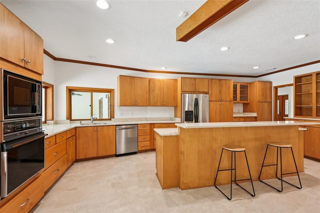 Interior, Kitchen, Recessed Lighting, Stainless Steel Appliances