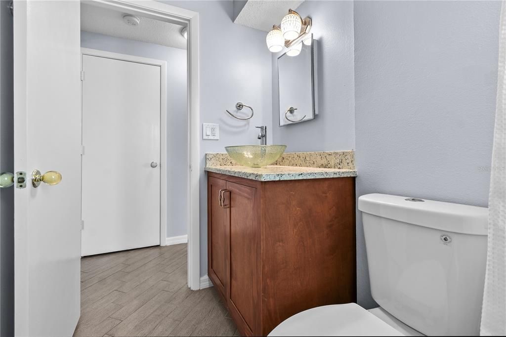 Bathroom, Interior, Wood Texture Flooring