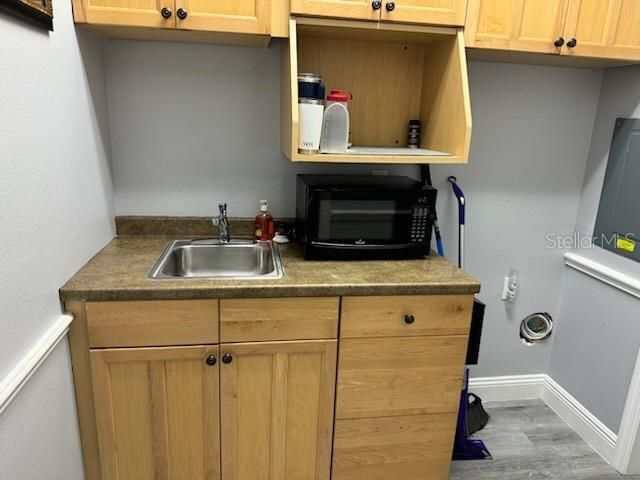 Interior, Kitchen, Wood Texture Flooring