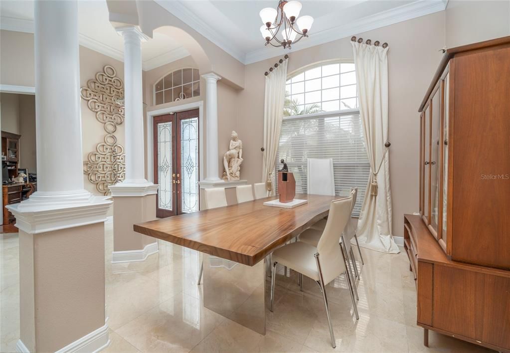 Chandelier, Dining room, Interior