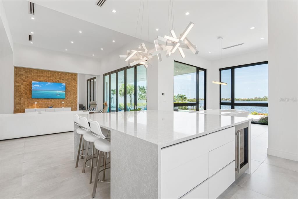 Interior, Kitchen, Pendant Lights, Recessed Lighting, Water