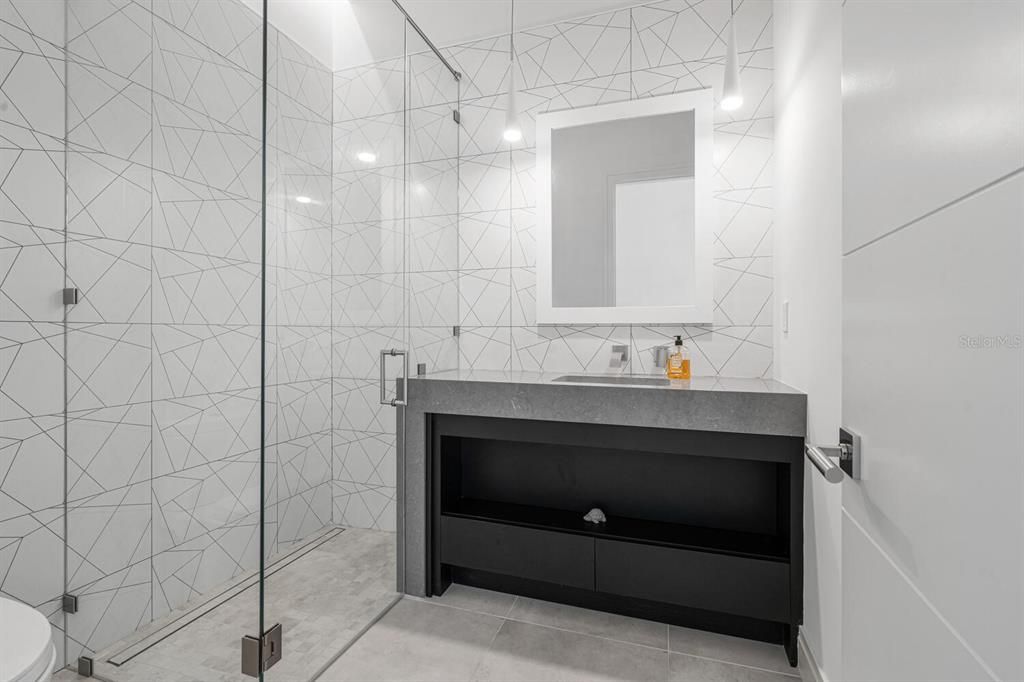 Bathroom, Glass Shower, Interior
