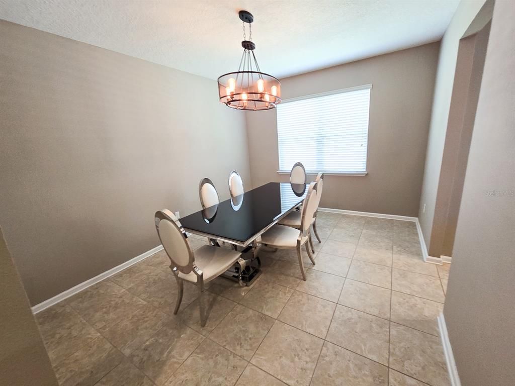 Chandelier, Dining room, Interior