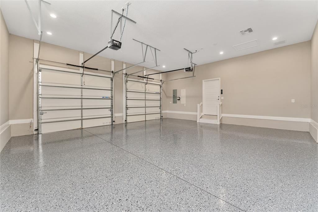 Garage, Interior, Recessed Lighting