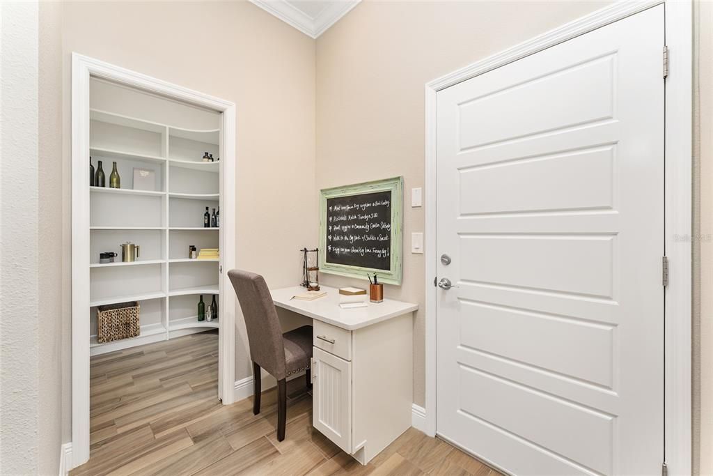 Home Office, Interior, Wood Texture Flooring