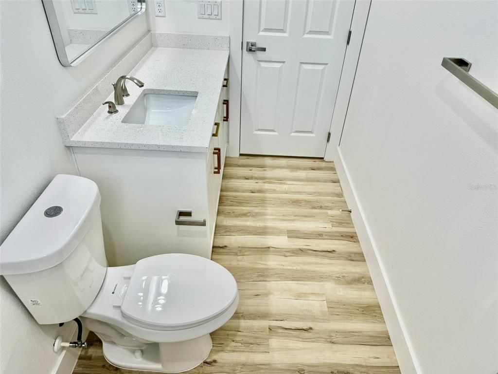 Bathroom, Interior, Wood Texture Flooring