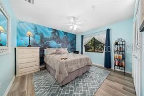 Bedroom, Interior, Wood Texture Flooring