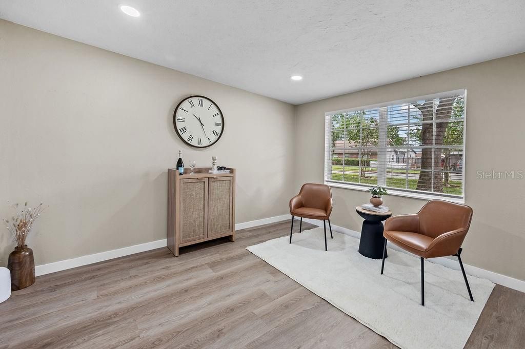 Interior, Recessed Lighting, Wood Texture Flooring