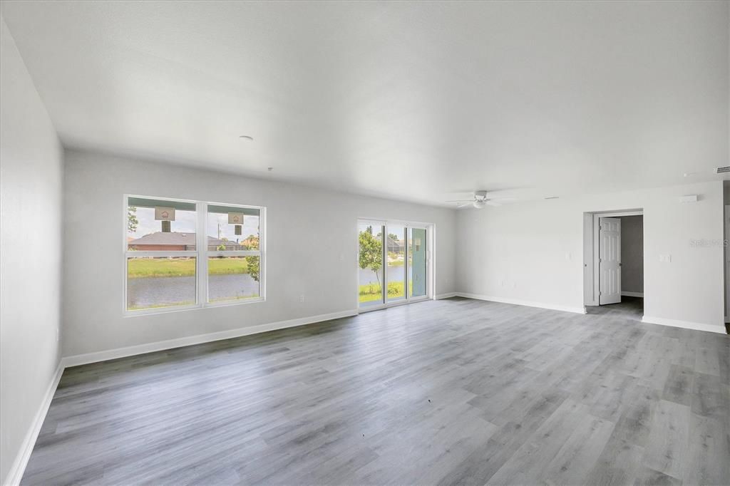 Empty room, Interior, Wood Texture Flooring