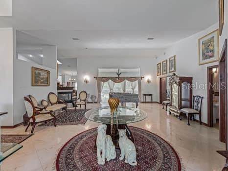 Interior, Living room, Recessed Lighting