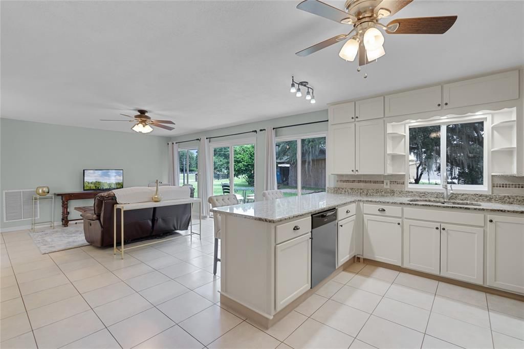 Interior, Kitchen, Living room