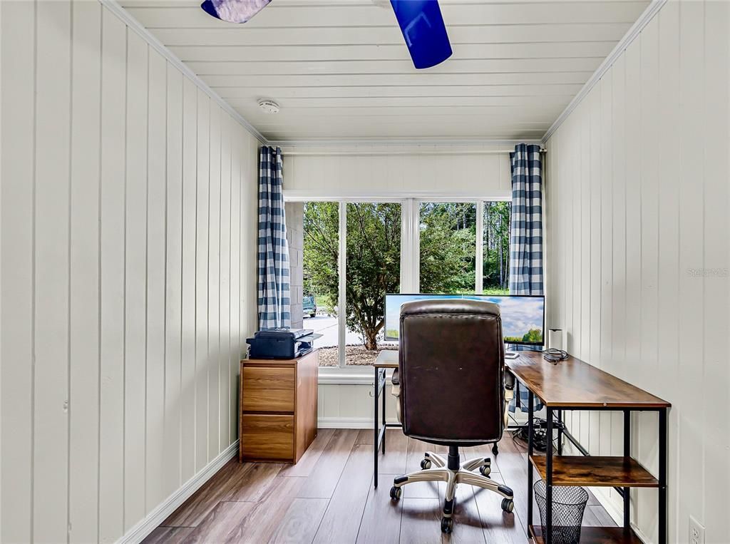 Home Office, Interior, Wood Texture Flooring