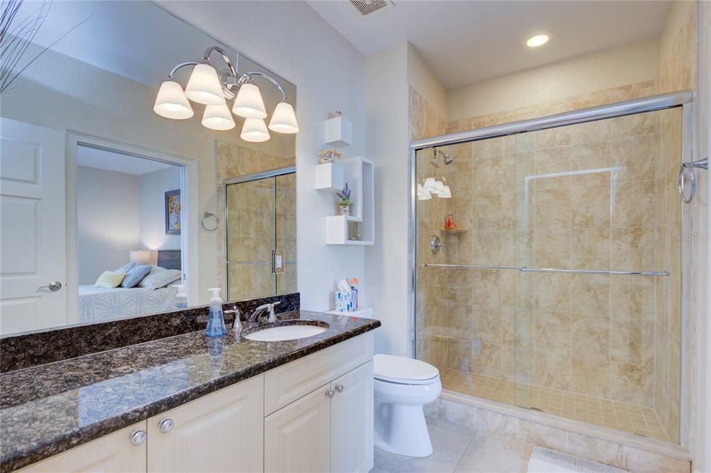 Bathroom, Bedroom, Glass Shower, Interior, Recessed Lighting