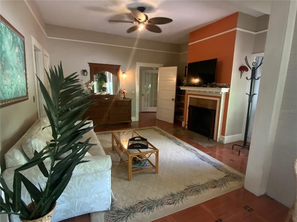 Fireplace, Interior, Living room, Wood Texture Flooring