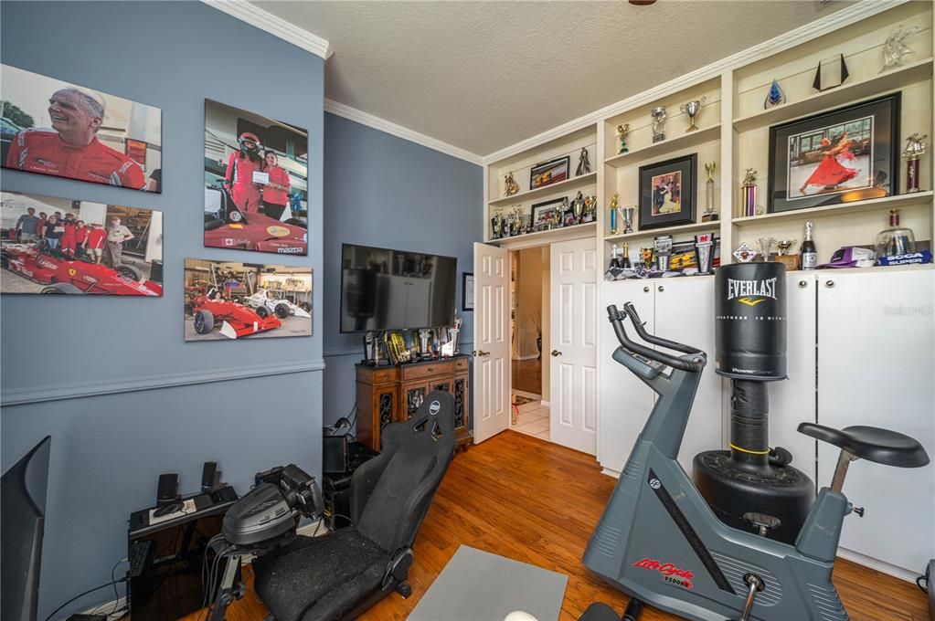 Fitness Equipment, Interior, Wood Texture Flooring