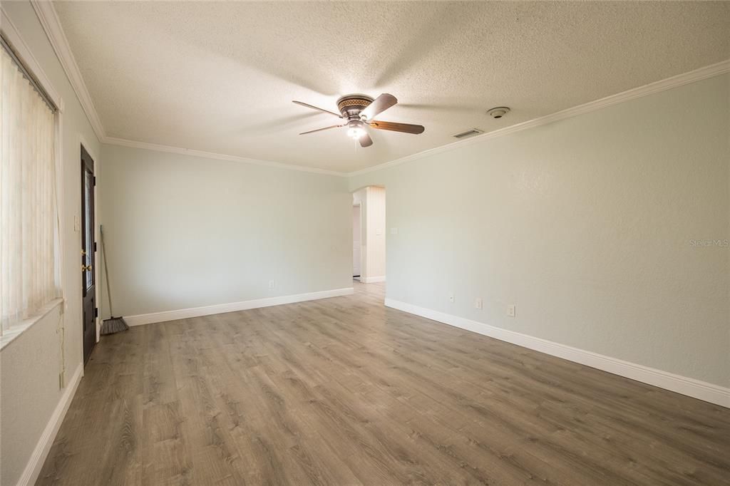 Empty room, Interior, Wood Texture Flooring