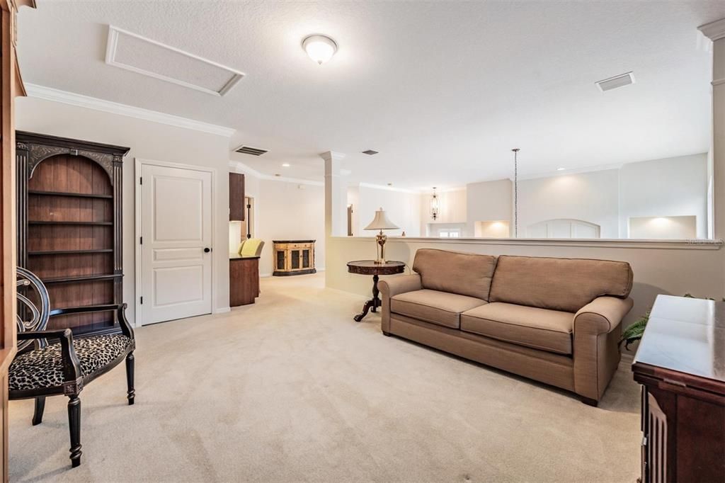 Interior, Living room, Recessed Lighting