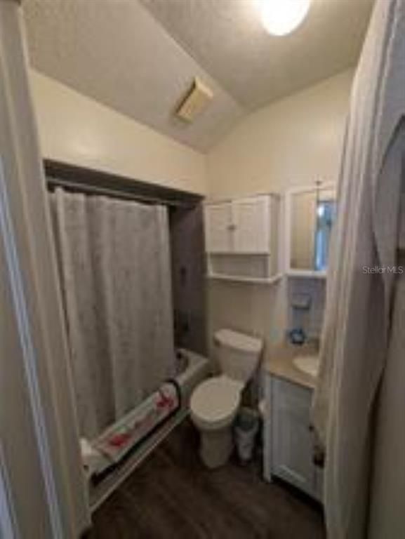 Bathroom, Interior, Recessed Lighting, Wood Texture Flooring