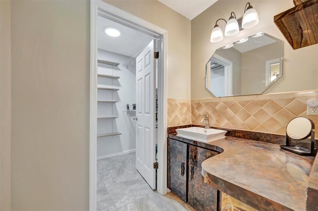 Bathroom, Interior, Recessed Lighting, Walk-in Closets