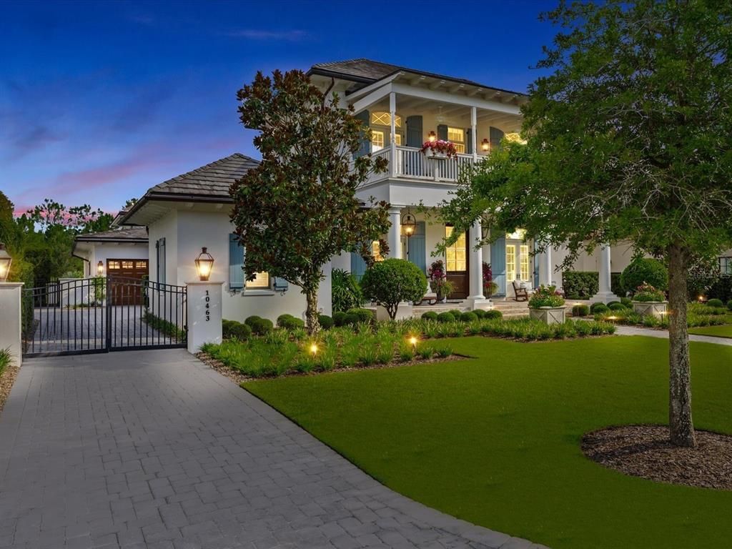 Backyard, Exterior, Facade, Mediterranean
