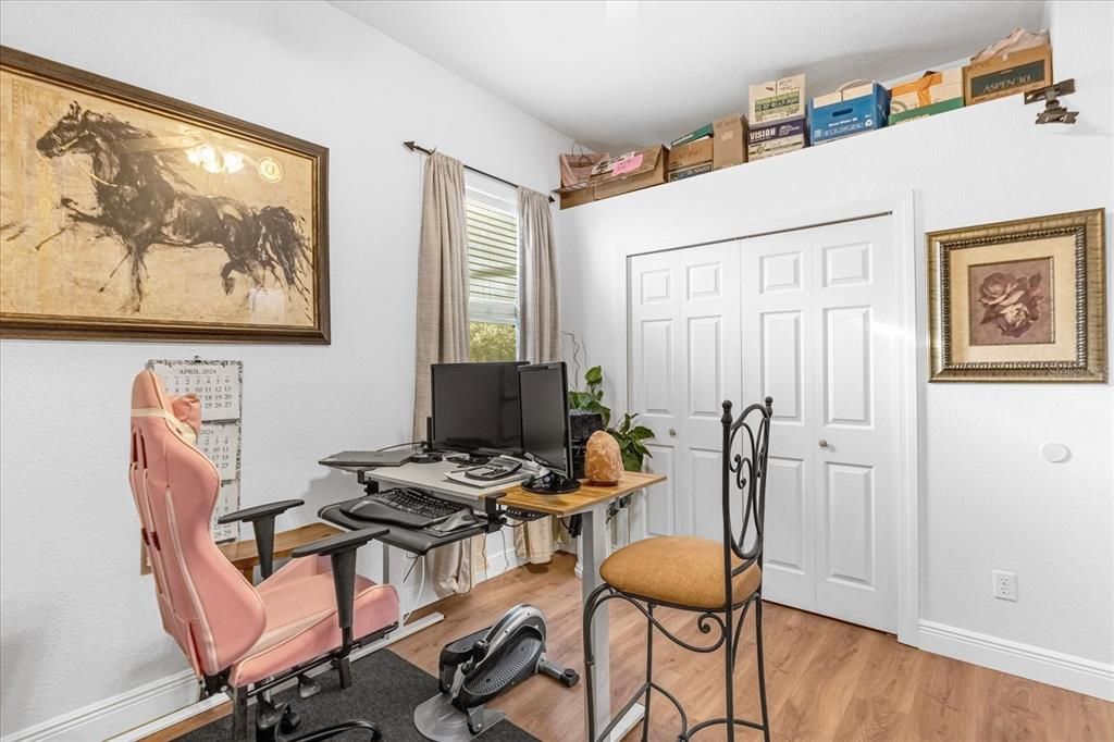 Home Office, Interior, Wood Texture Flooring