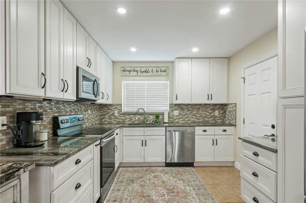 Interior, Kitchen, Recessed Lighting, Stainless Steel Appliances