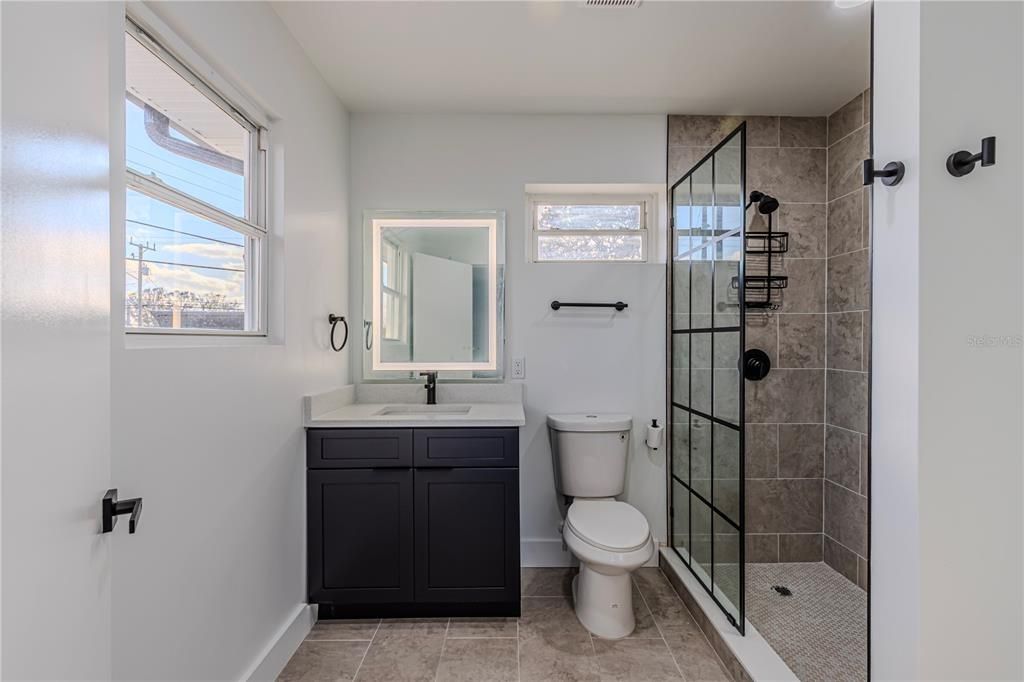 Bathroom, Glass Shower, Interior