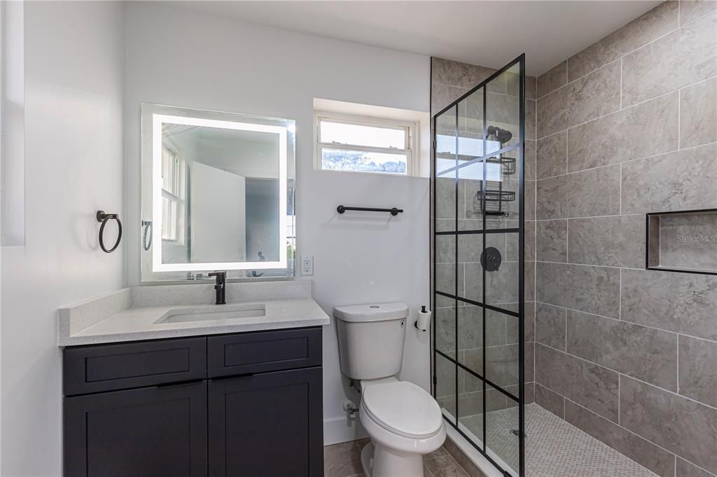 Bathroom, Glass Shower, Interior