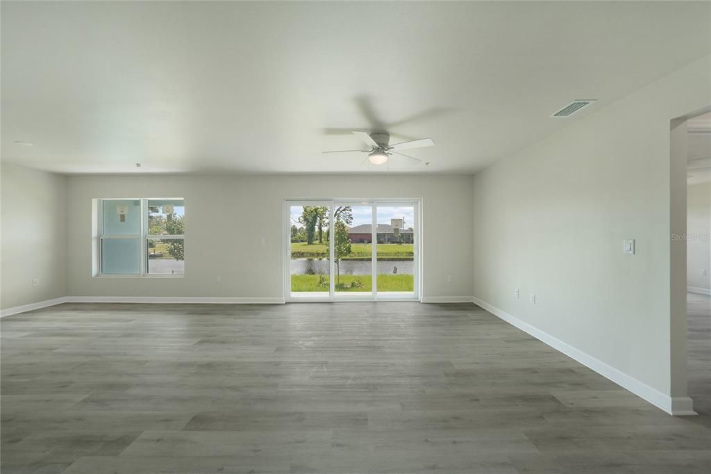 Empty room, Interior, Wood Texture Flooring