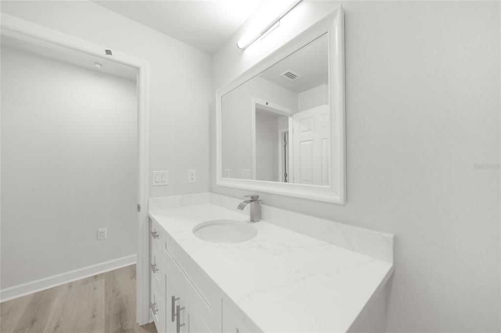 Bathroom, Interior, Wood Texture Flooring