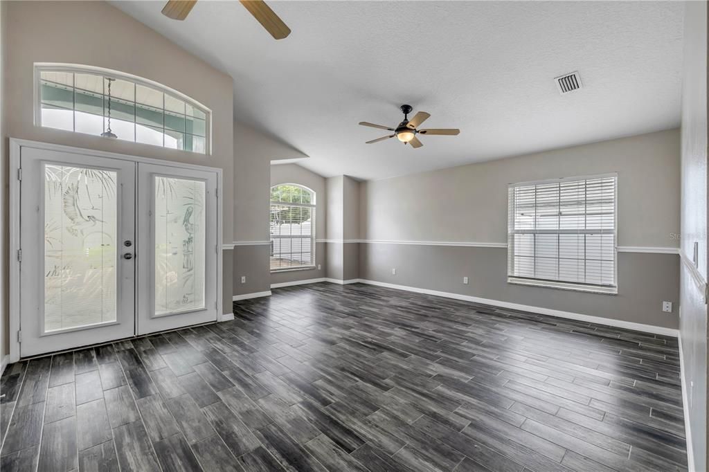 Empty room, Interior, Wood Texture Flooring