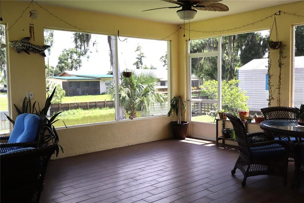 Interior, Sun Room, Wood Texture Flooring