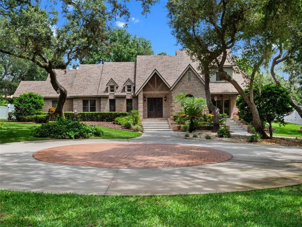 Backyard, Exterior, Facade, Brick Facade, Tudor Revival