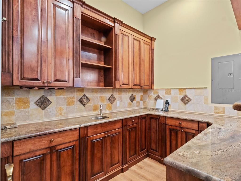 Interior, Kitchen, Wood Texture Flooring