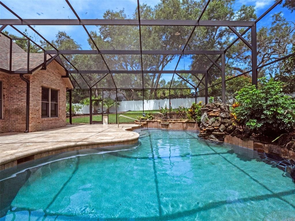 Glass Ceilings, Interior, Pool, Stone Walls, Sun Room