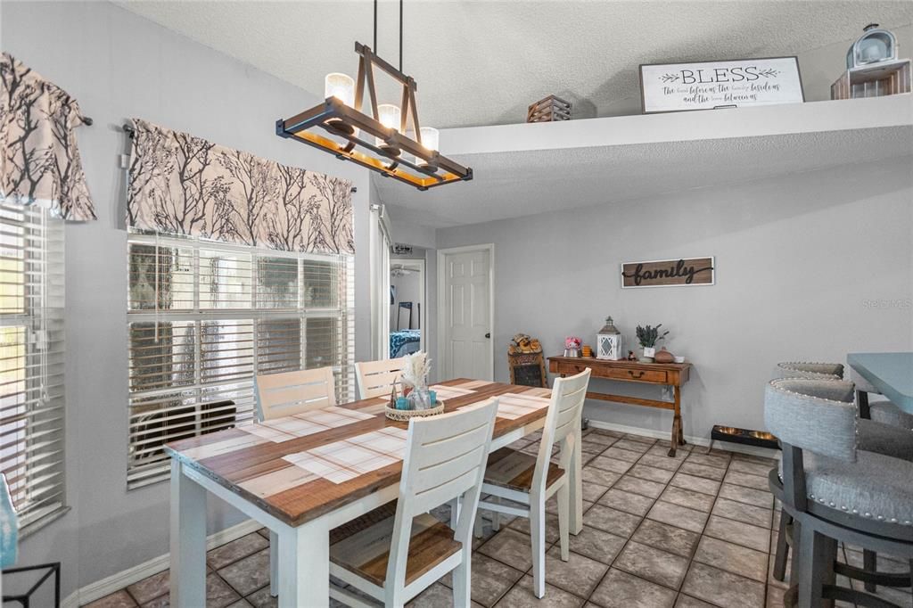 Dining room, Interior, Pendant Lights