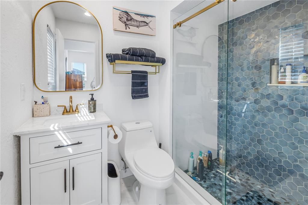 Bathroom, Glass Shower, Interior