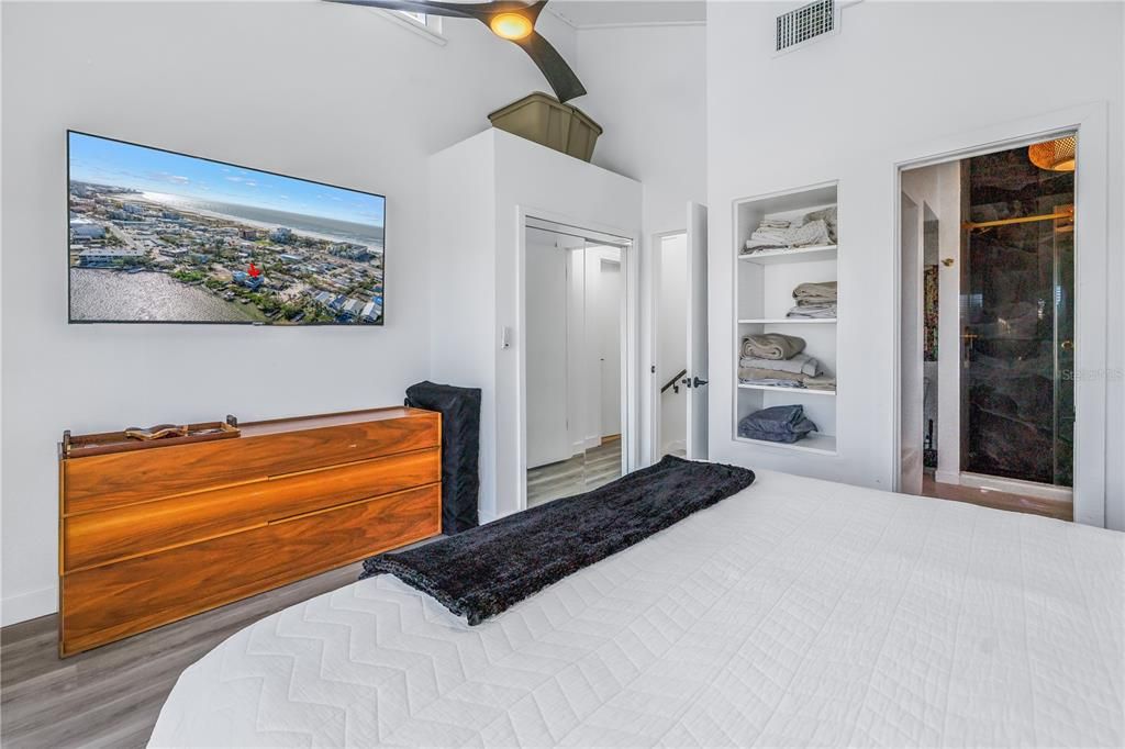 Bedroom, Interior, Wood Texture Flooring