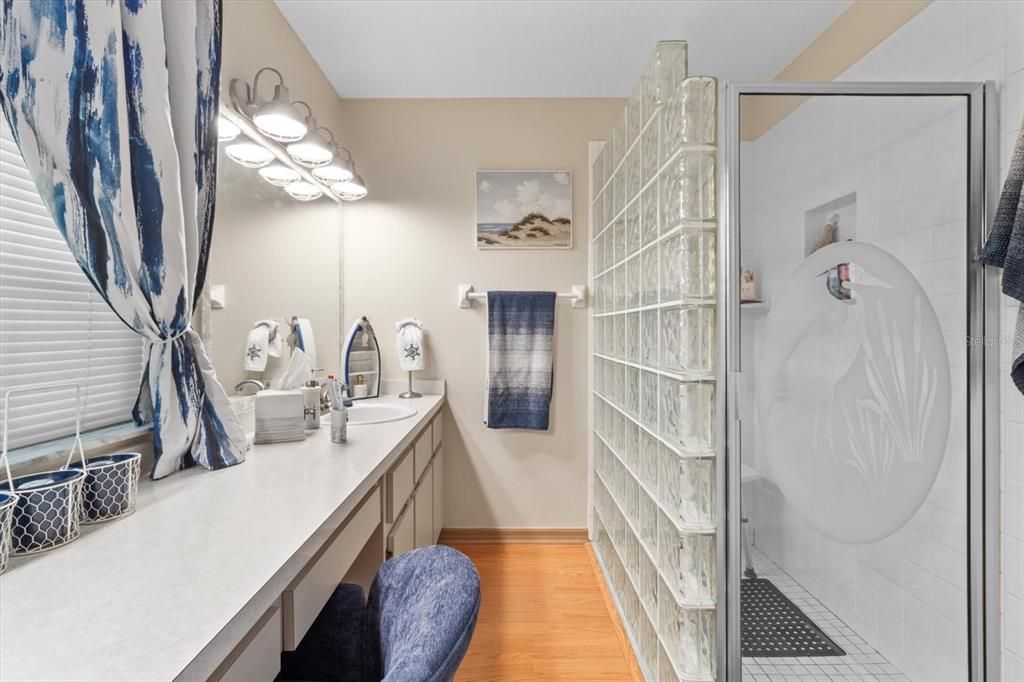 Bathroom, Interior, Wood Texture Flooring