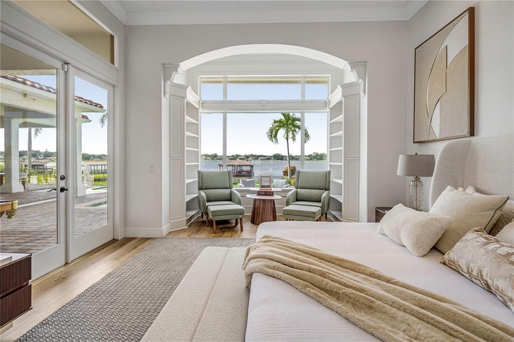 Bedroom, Interior, Water, Wood Texture Flooring